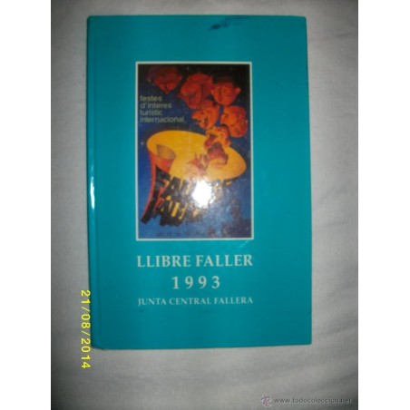 LLIBRE FALLER - JUNTA CENTRAL FALLERA-AÑO 1993