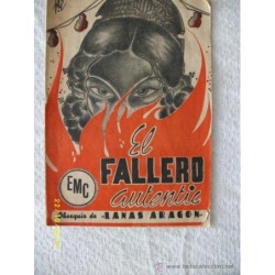FALLAS-VALENCIA-EL FALLERO AUTENTIC-AÑO 1952.