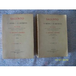 SAGUNTO. SU HISTORIA Y SUS MONUMENTOS. TOMOS I-II.AÑO 1974.