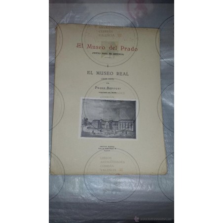 EL MUSEO DEL PRADO NOTAS PARA SU HISTORIA 1933