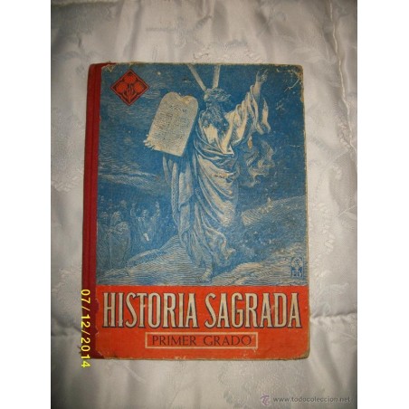 HISTORIA SAGRADA PRIMER GRADO ELDEVIVES 1955