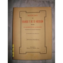 NOTICIA DE SEGORBE Y DE SU OBISPADO POR UN SACERDOTE DE LA DIOCESIS 1983