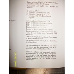 HISTORIA DE LA HUMANIDAD .12 TOMOS .COMPLETA. 3 EDICION .1979