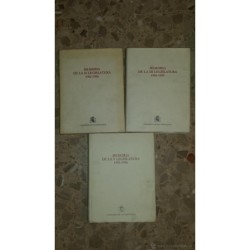 MEMORIA DE LA LEGISLATURA. 3 TOMOS.