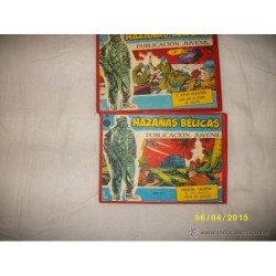 HAZAÑAS BELICAS EXTRA SERIE AZUL LOTE 16 EJEMPLARES ENCUADERNADOS EDITORIAL TORAY AÑO 1958