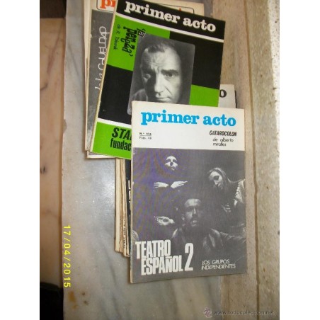 PRIMER ACTO 30 REVISTAS DE TEATRO