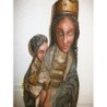 VIRGEN Y EL NIÑO. TALLA DE MADERA ARTESANA