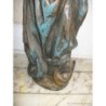 VIRGEN Y EL NIÑO. TALLA DE MADERA ARTESANA
