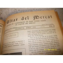REVISTAS ENCUADERNADAS DE MATER DESERTORUM Y L'ARTAR DEL MERCAT