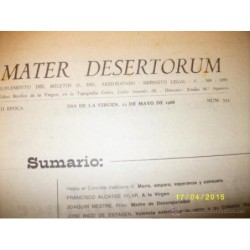 REVISTAS ENCUADERNADAS DE MATER DESERTORUM Y L'ARTAR DEL MERCAT