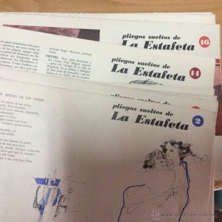 PLIEGOS SUELTOS LA ESTAFETA 52 NÚMEROS