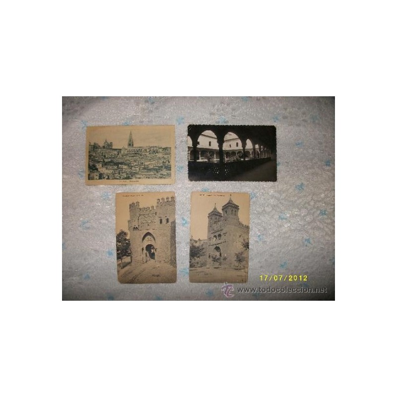 4 POSTALES DE TOLEDO.