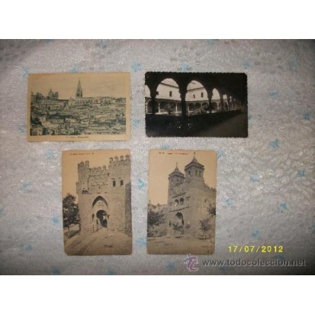 4 POSTALES DE TOLEDO.