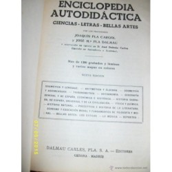 ENCICLOPEDIA AUTODIDACTICA DALAMAU 1970