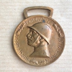 GUERRA PER L'UNITA D'ITALIA 1915-1918. PRIMERA GUERRA MUNDIAL. MEDALLA.