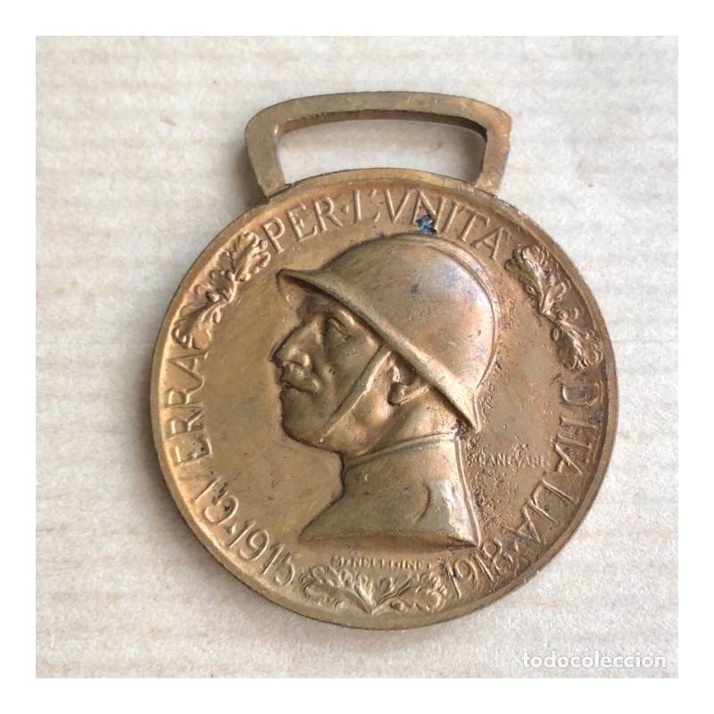 GUERRA PER L'UNITA D'ITALIA 1915-1918. PRIMERA GUERRA MUNDIAL. MEDALLA. GUERRA PER L'UNITA D'ITALIA 1915-1918. PRIMERA GUERRA MUNDIAL. MEDALLA.
