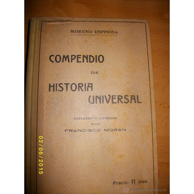 COMPENDIO DE HISTORIA UNIVERSAL DISTRIBUIDO EN LECCIONES 19..