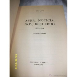 AYER NOTICIA HOY RECUERDO 1960-1914