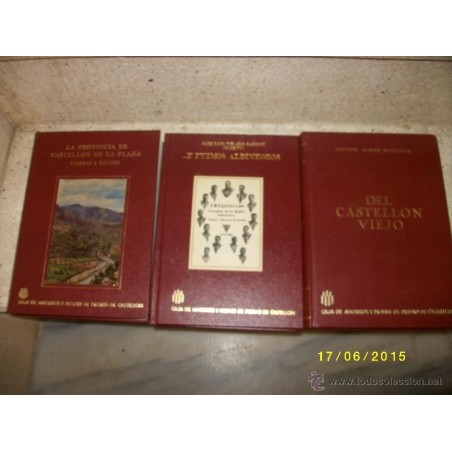 CASTELLON 3 LIBROS CAJA DE AHORROS Y MONTE DE PIEDAD CASTELLON