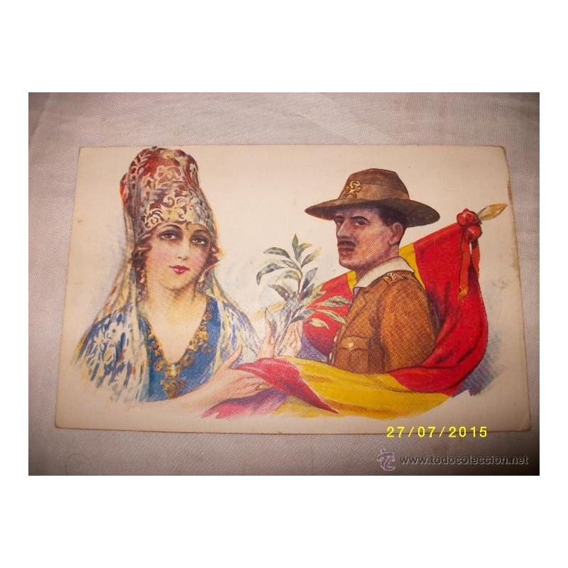 JOSE MILLAN ASTRAY -TENIENTE CORONEL TERCIO EXTRANJERO Nº 283 RECLAMGRAF-TARJETA POSTAL.