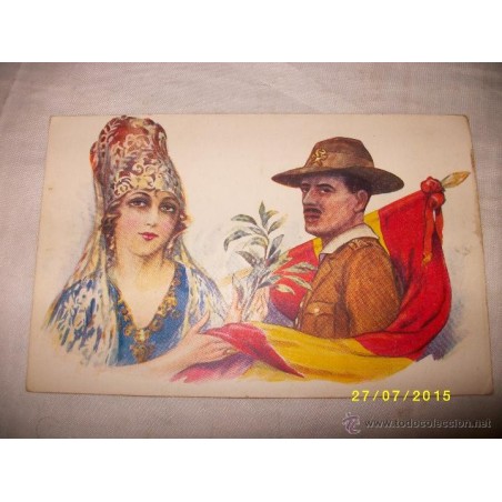 JOSE MILLAN ASTRAY -TENIENTE CORONEL TERCIO EXTRANJERO Nº 283 RECLAMGRAF-TARJETA POSTAL.