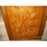 EL QUIJOTE -TALLA EN CUADRO DE MADERA.