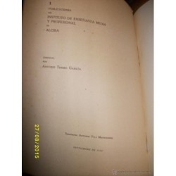 MEMORIA DEL CURSO ACADEMICO ALCIRA 1951-1952