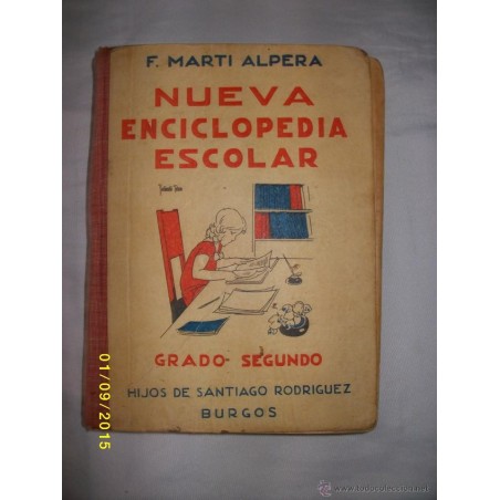 NUEVA ENCICLOPEDIA ESCOLAR GRADO SEGUNDO 1937