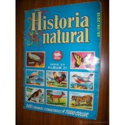HISTORIA NATURAL SERIE 5ª ALBUM 2ºCOMPLETO