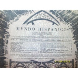 REVISTA MVNDO HISPANICO AÑO 1950 Nº 24 MUNDO HISPANICO