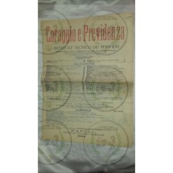 CORAGGIO E PREVIDENZA REVISTA TECNICA DE BOMBEROS ITALIANA AÑO 1904