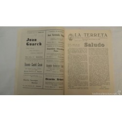 LA TERRETA TRES PERIODICOS FESTIVO Y LITERARIA FUNDADO EN 1917
