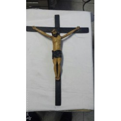 CRISTO CRUCIFICADO TALLA ARTESANAL EN MADERA EXCLUSIVO