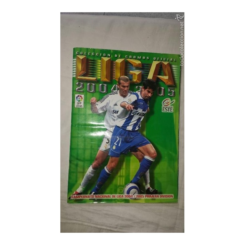 ALBUM CROMOS FUTBOL 2004-2005 ESTE