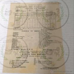 ORDEN DEL DÍA REGIMIENTO DE INFANTERÍA VIZCAYA N.21 CAPITANÍA GENERAL 3ª REGIÓN M. ESTADO MAYOR