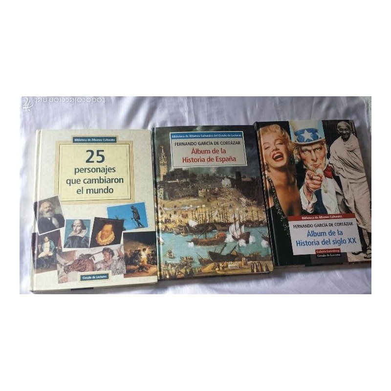 3 ALBUMS DE LA HISTORIA DE ESPAÑA-COMPLETOS