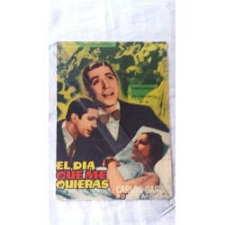 CARLOS GARDEL Y ROSITA MORENO EL DIA QUE ME QUIERAS CANCIONERO Y ARGUMENTO
