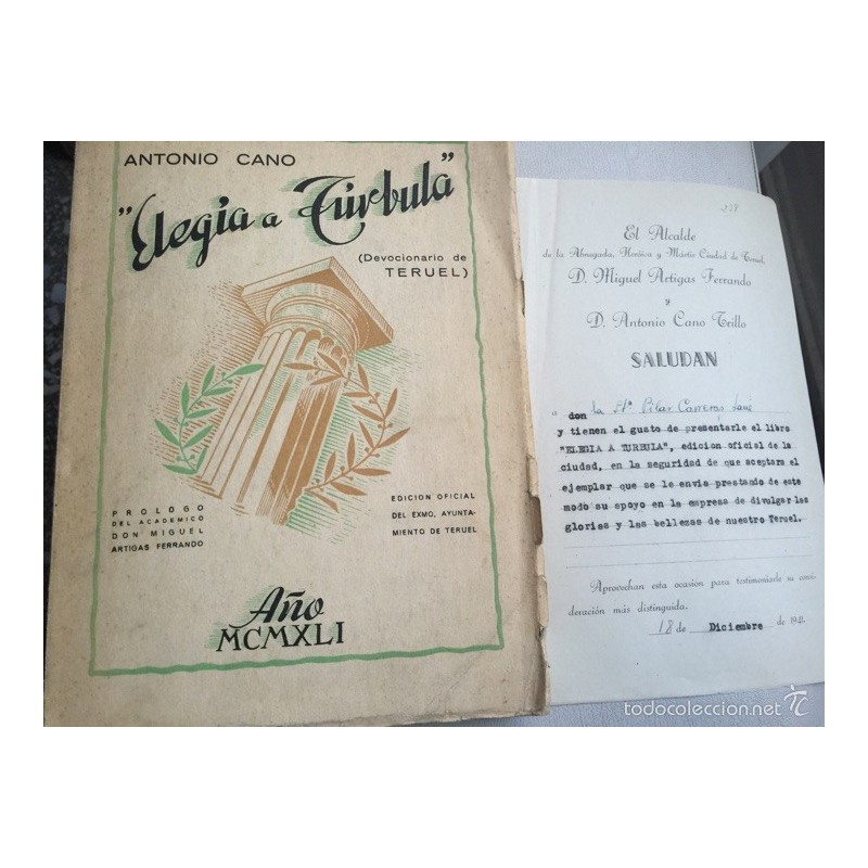 ELEGÍA A TURBULA. DEVOCIONARIO DE TERUEL 1941