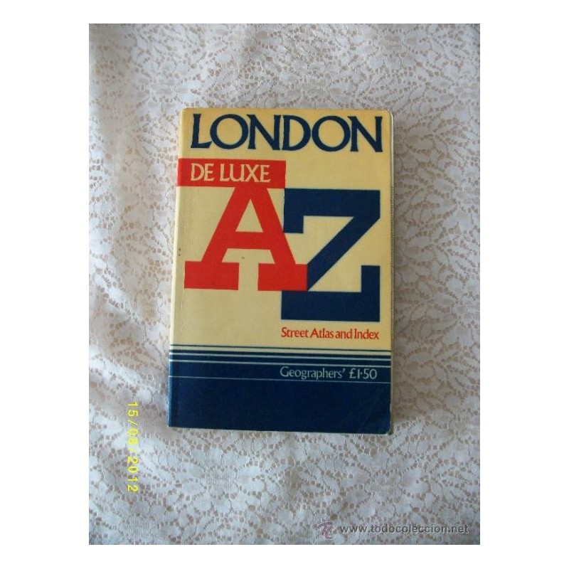 LONDON DE LUXE AZ: street atlas and index. 1975
