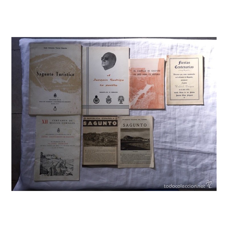 SAGUNTO. LOTE DE 7 FOLLETOS.