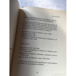 GUIA DE LA SECCIÓN DE ÓRDENES MILITARES. ARCHIVO HISTÓRICO NACIONAL.