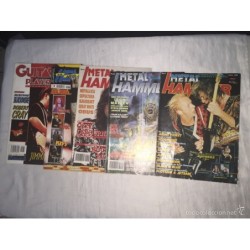 HEAVY METAL Y ROCK. 5 REVISTAS.