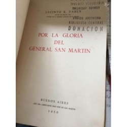 POR LA GLORIA DEL GENERAL SAN MARTÍN 1950.