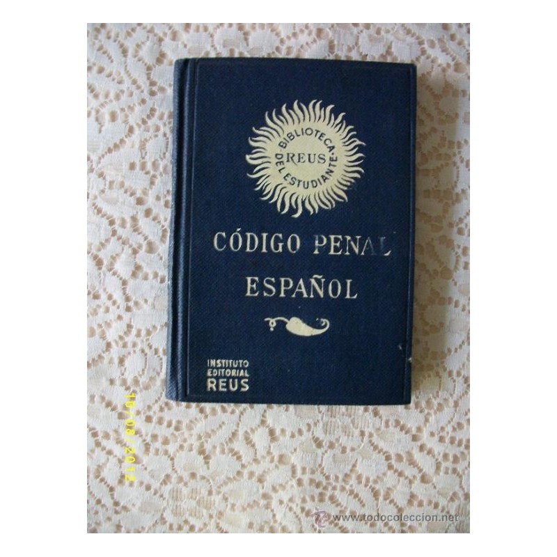 CODIGO PENAL ESPAÑOL 1946 CODIGO PENAL ESPAÑOL 1946