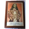 ALBACETE. CRISTO DE MEDINACELI. PARROQUIA DE LOS PADRES FRANCISCANOS. CARTEL ENMARCADO.
