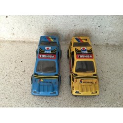 Gozan. Coches de carreras. Made in Spain. Rallye Toshiba Bultex Hickson Osama.
