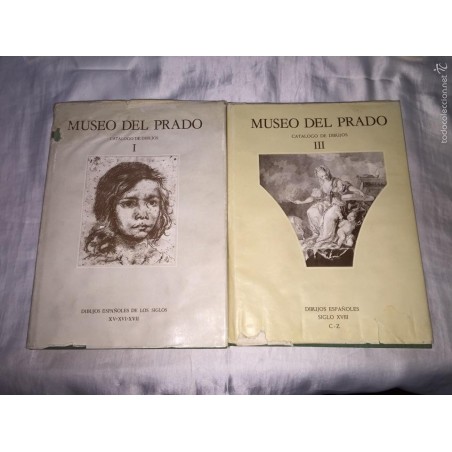Museo del Prado. Catalogo de dibujo tomos I y III.