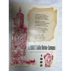BUNYOL. LLRIBRET FALLA REINA-CAMPOS. AÑO 1989.
