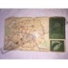 PARÍS. MAPA DEL METRO Y FERROCARRIL. AÑO 1950.