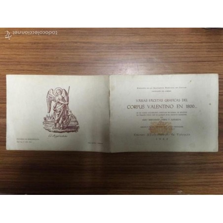 VARIAS FACETAS GRÁFICAS DEL CORPUS VALENCIANO EN 1800. ÁLBUM ACUARELADO. BOCETOS. FRAY FERNANDO.